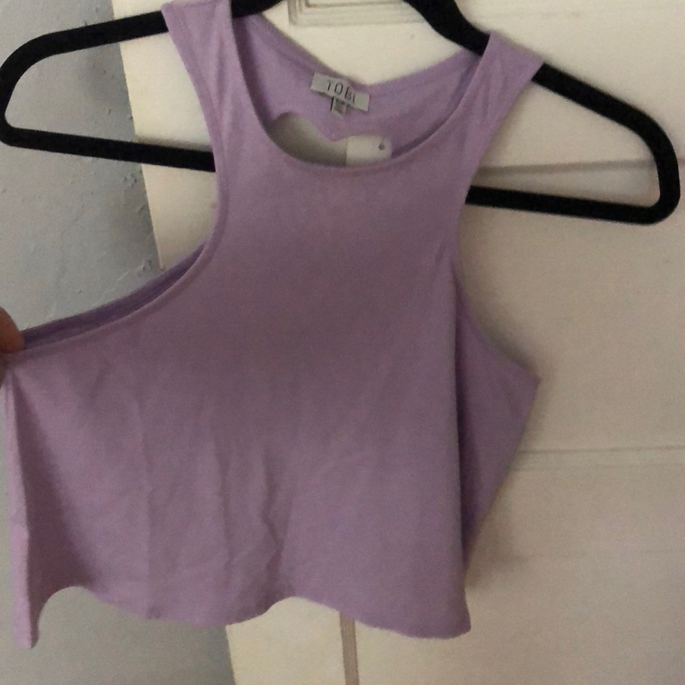 Lilac/light purple tank top